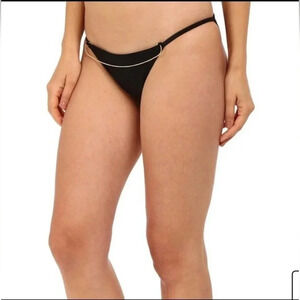 Agua De Coco by Liana Thomaz Women's Scoop Chain Bottom,‎ Black small